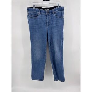 Lands' End Women's Plus Size 16W Mid Rise Straight Leg Jeans